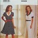 David Warren DW3 Misses' Dress, Butterick 4369 Sewing Pattern UNCUT Sizes 18, 20, 22