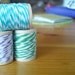 Purple, Turquoise, and Green Baker's Twine Magnets