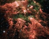SALE All Pillars Point to Eta -- 5x7 inch Fine Art Astronomy Photo Card with Plain Paper Back