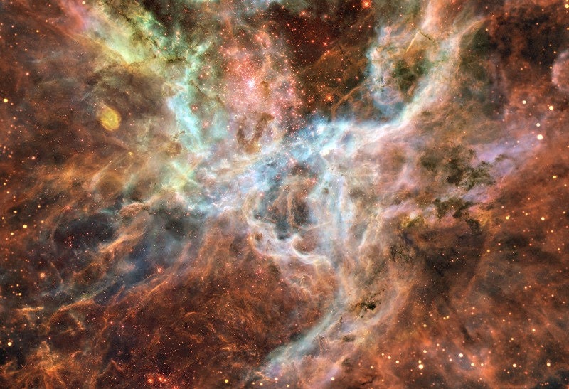 In the Heart of the Tarantula Nebula 13x19-inch Fine Art Astronomy Print on Metallic Paper