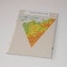 WORLD MAP Paper bunting - vintage atlas paper, travel party decoration, map decoration