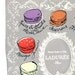 MACARONS - 16 X 20 Screen Printed Poster - Iridescent silver - Limited edition