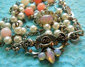 Opal's Night Out Vintage Beauty Necklace - Free shipping US and Canada