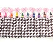 Little girls crayon roll-up.