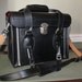 Camera Case Black Leather 1960 with Lock and Key