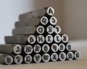 LOWEST PRICE 3 mm-Uppercase Posh Font Alphabet Letter Stamp Set-Metal Stamps -Jewelry Stamping Supplies
