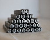 3 mm-Uppercase Typewriter  Font Alphabet Letter Stamp Set-Metal Stamps -Jewelry Stamping Supplies
