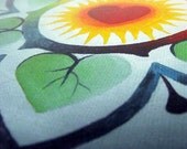 Free shipping -I AM LOVE-Original Mandala - Giclee art print -Kids room decor -Deep gallery wrapped canvas - 7.8"X7.8"