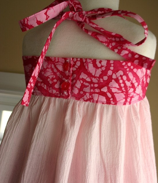Gauzy Halter Top Choose your Own Fabric Free Shipping