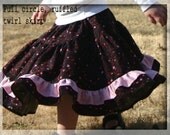 Full Circle Twirl Skirt Custom Choose your own fabric Free Shipping