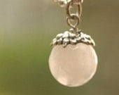 Fertility necklace - fertility enhancing Rose Quartz