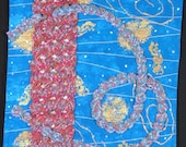 Handmade Art Quilt - KNIT 2
