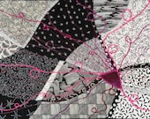 Handmade Art Quilt - A PIECE OF PINK
