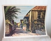 2 Vintage Prints John Rogers Southern Seascapes Large giclee beach or caribbean scenes ON SALE