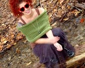 Moss Green Chunky Cowl