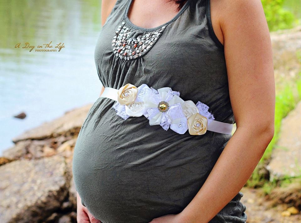 Maternity Sash Baby Boy Baby Girl, Bridal Sash, Belt, Wedding - Photo prop