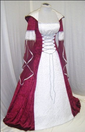 medieval handfasting renaissance dress custom made