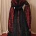 medieval renaissance VAMPIRE HALLOWEEN wedding handfasting dress custom made