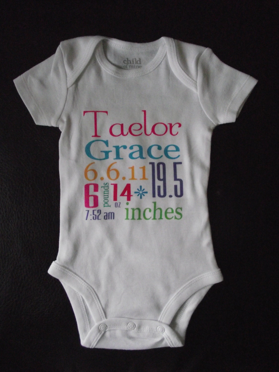 Birth Announcement Onesie BabyCenter