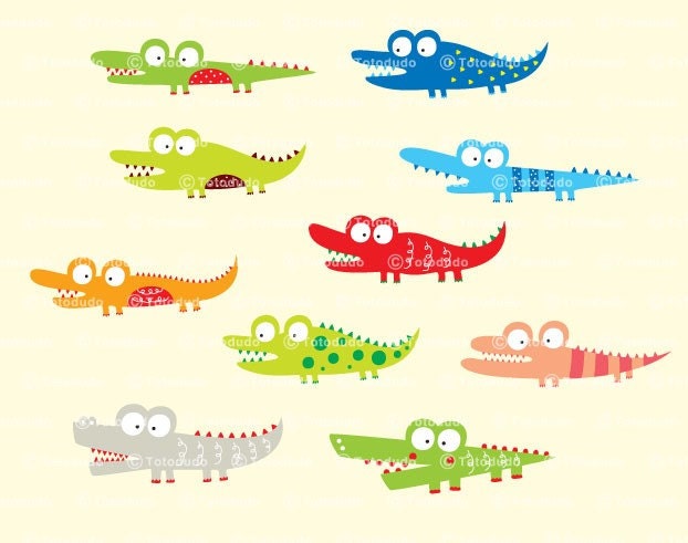 cute little crocodile