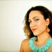 Turquoise Coral Statement Necklace - Pastel Tribal Upcycled Fabric Jewelry Fringe
