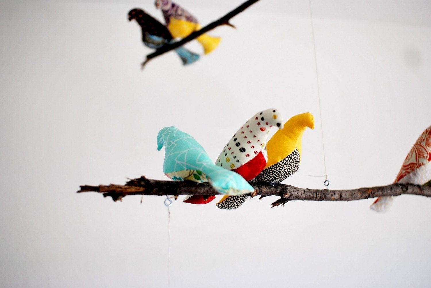 Gorgeous Handmade Bird Mobile-3 tier