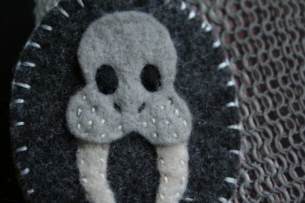 kawaii walrus pin
