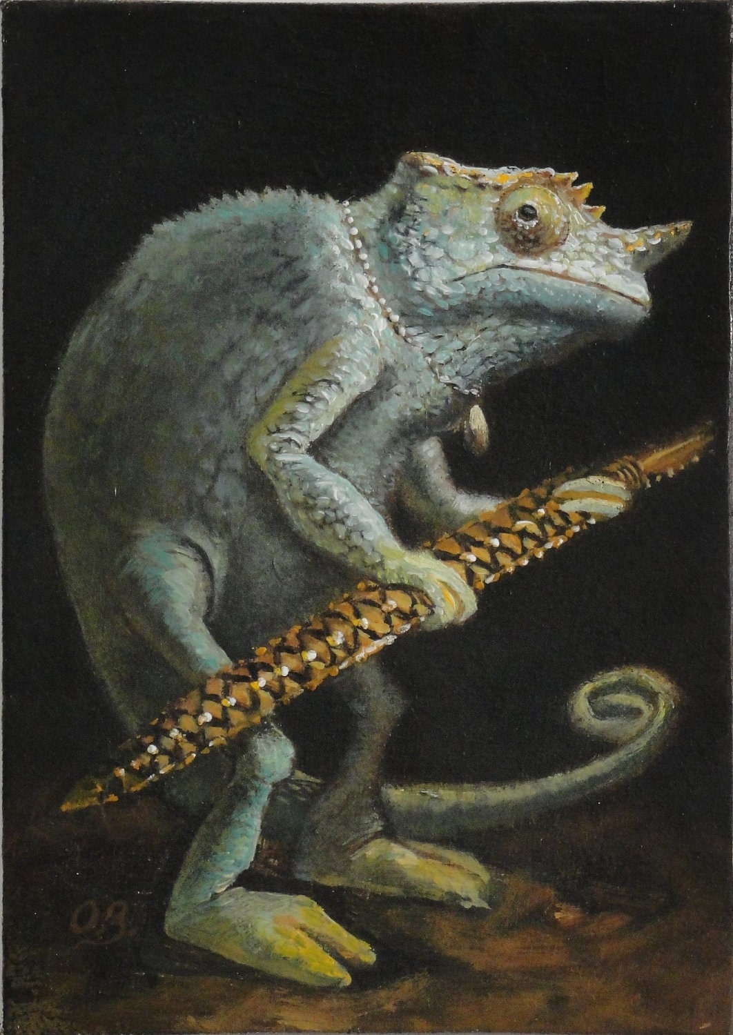 Chameleon Art - Scion with Sword of Ruytenburch - SALE 30%