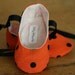 Halloween Shoes for Baby Girl Orange with Black Dots - Free Shipping Etsy