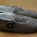 Baby Boy Shoes Warm Brown Tweed Wool Loafers, Soft Sole Baby Booties