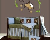 Wall Decals - Monkey Decals - Baby Nursery - Jungle Decals
