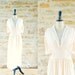Vintage 1940s Long Nightdress Silk and Lace Nude