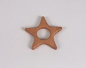 Beech Star Wooden Teething Ring