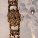 Michelle - Petite Vintage style Jeweled Ribbon Headband