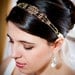 Michelle - Petite Vintage style Jeweled Ribbon Headband