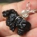 Sirius a protection and loyalty tektite pendant hand wrapped by Mother Juju
