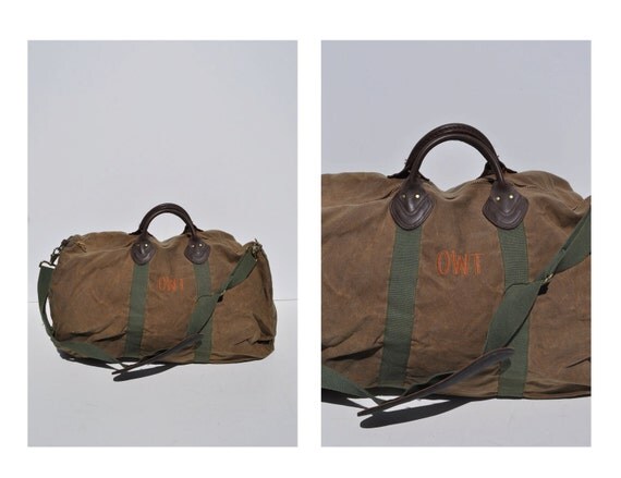 Ll Bean Vintage Duffle Bag Vintage Duffel Bag Canvas By Andyhaul 5938