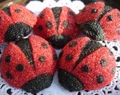 Lovely Ladybug Cupcake Toppers/Cake Decor