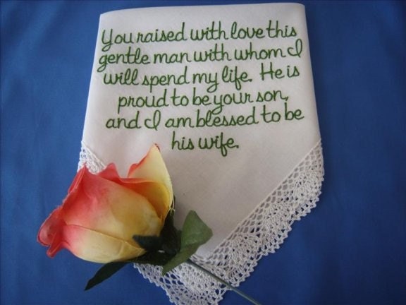 Honor your Mother-in-Law with a Keepsake Hankie with Gift Box. Lace and lovely, a hankerchief to delight her