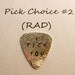 I PICK YOU PRIORITY Shipping Sterling Silver Guitar Pick