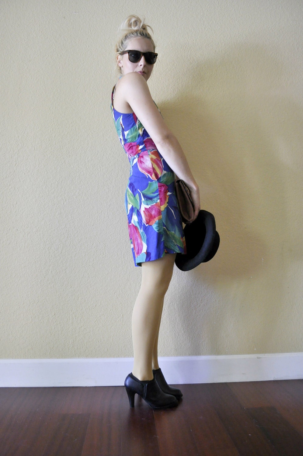 Vintage Floral Jumpsuit