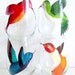 Hummingbird Party Stemless Wine Glasses- Set of 4