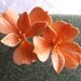 GumPaste Alstroemeria Flower Cake Decoration (Orange)