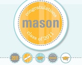 Graduation Class of 2013 2" inch CUSTOM circles - DIY Printable Il_170x135