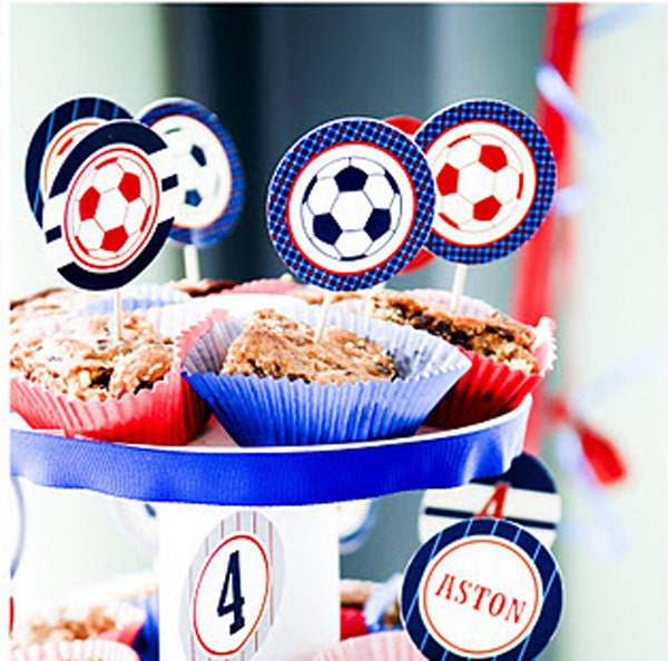 Soccer - Preppy Style Custom Printable Party Il_570xn