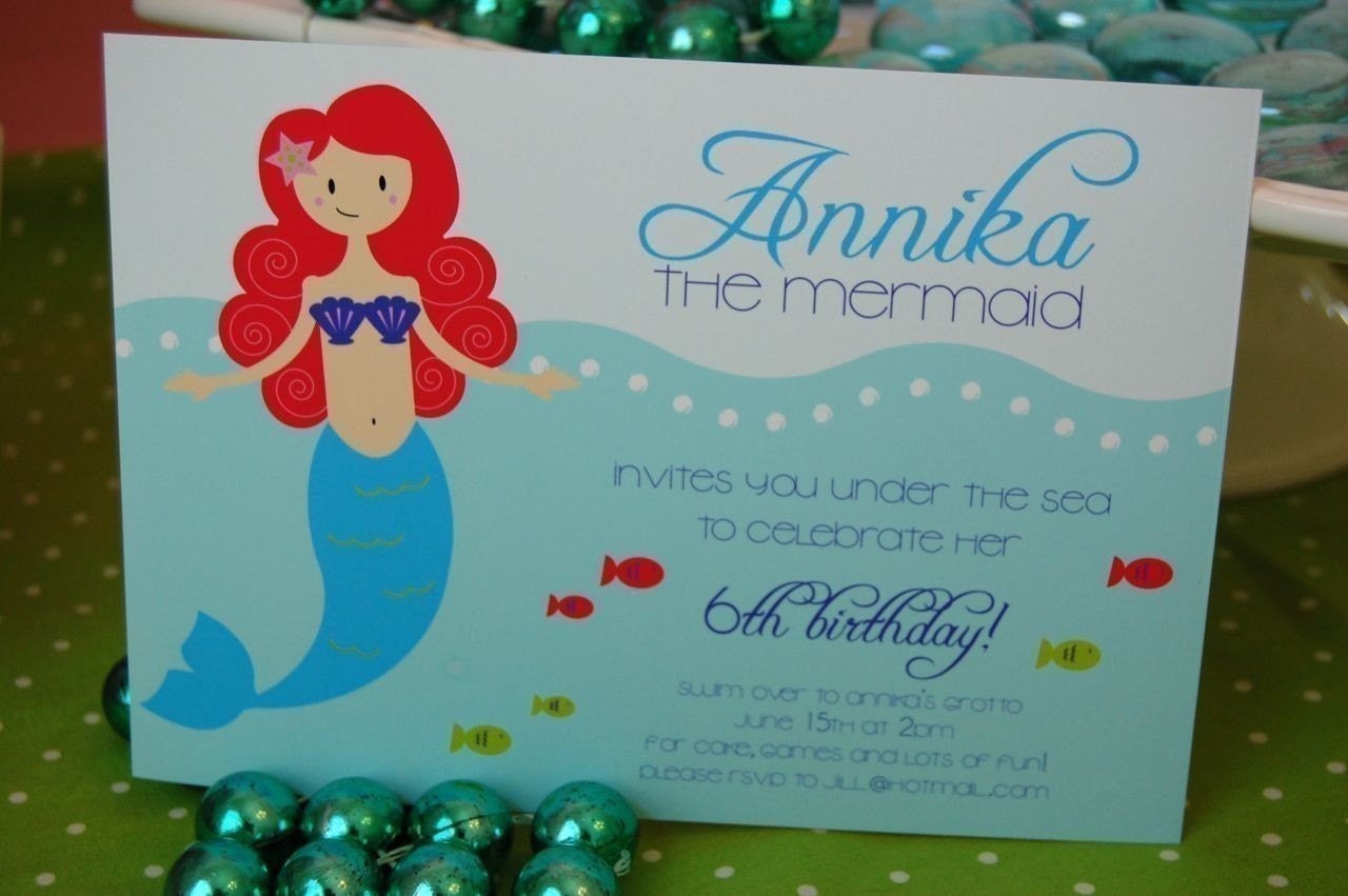 Little Mermaids Birthday Printable Party Pack - DIY