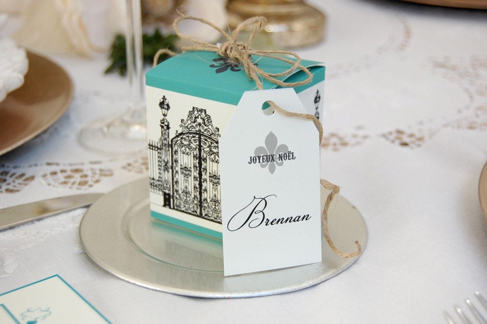 Joyeux Noel Printable Christmas Dinner - DIY - Charity listing