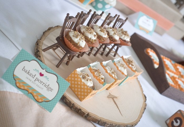 Goldilocks and the Three Bears Birthday Party Pack as seen on AMY ATLAS- DIY Printable