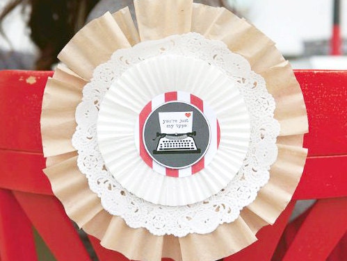 Valentine You're Just My Type Printable Party - Red and Gray - DIY