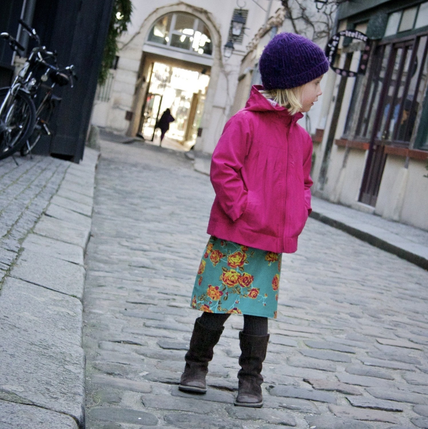 Little Mini Skirt PDF Pattern, Sizes 1 to 6 Years